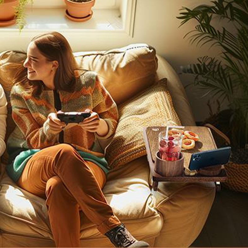 Sofa Cup Holder Tray