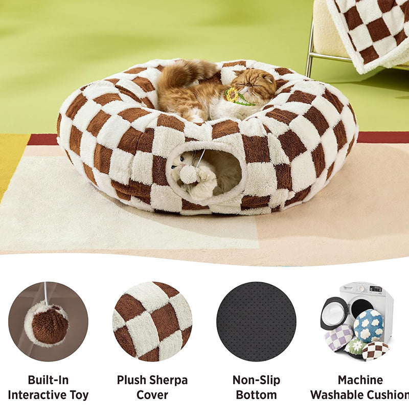 Cat Play Tunnel Bed