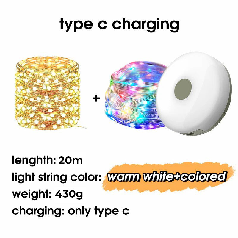 Waterproof Portable Stowable String Light