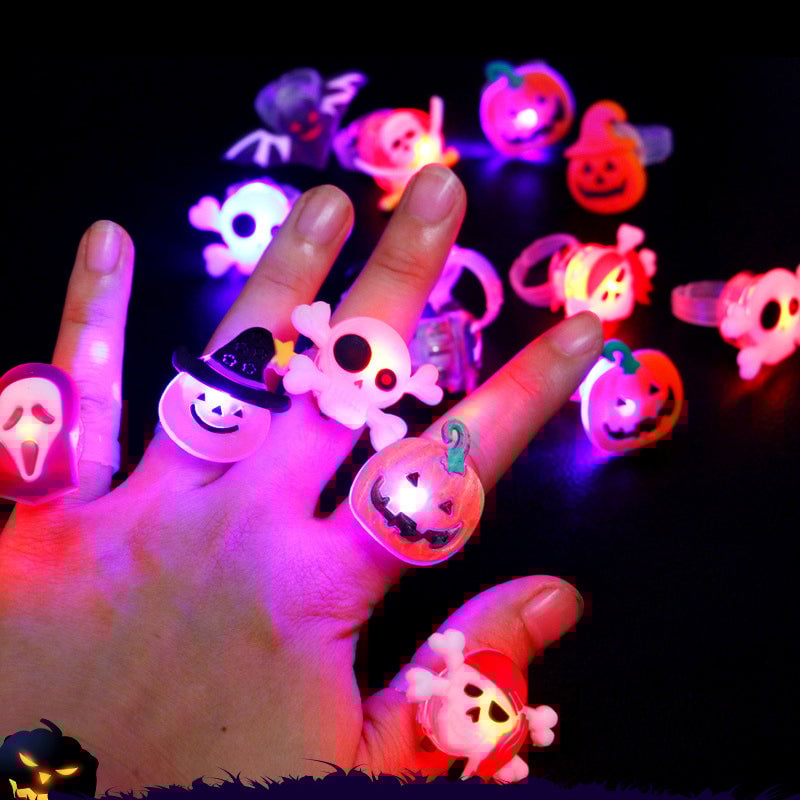 Luminous Halloween Rings(50 Rings)