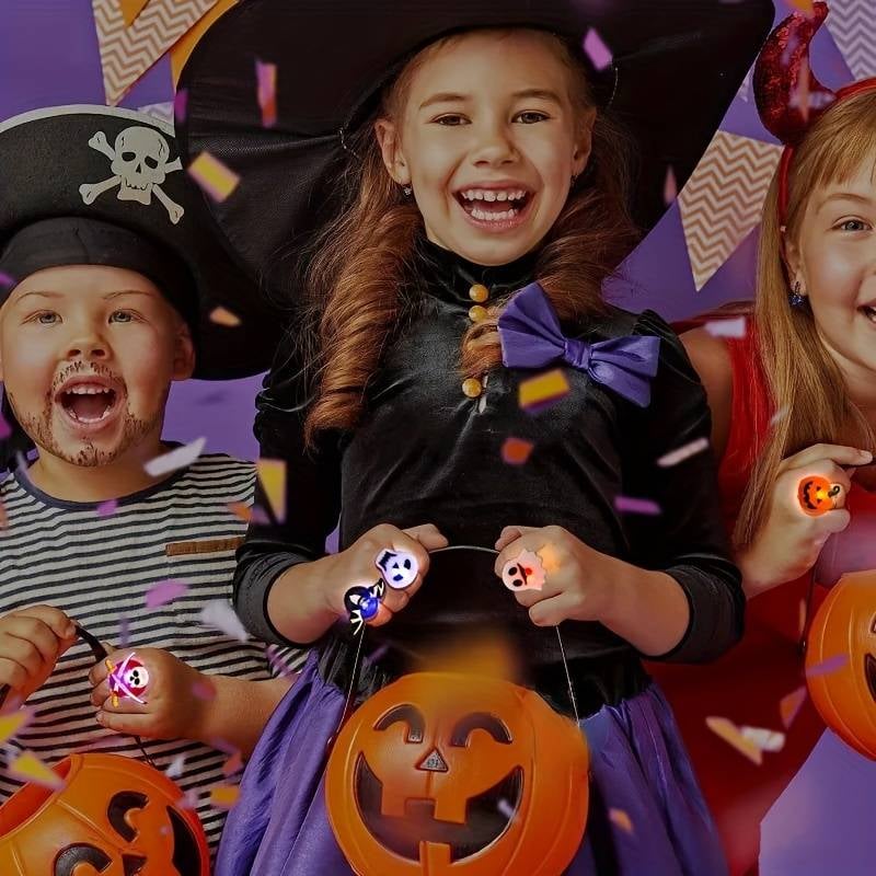 Luminous Halloween Rings(50 Rings)