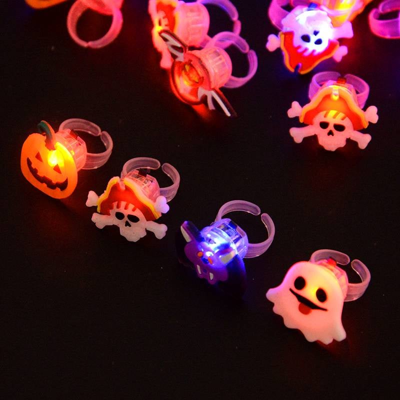 Luminous Halloween Rings(50 Rings)