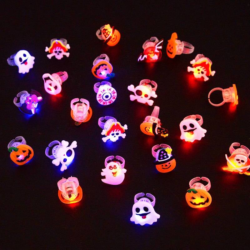 Luminous Halloween Rings(50 Rings)