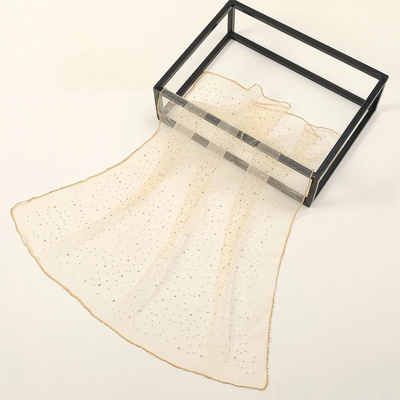 Women's Glitter Decor Head Scarf