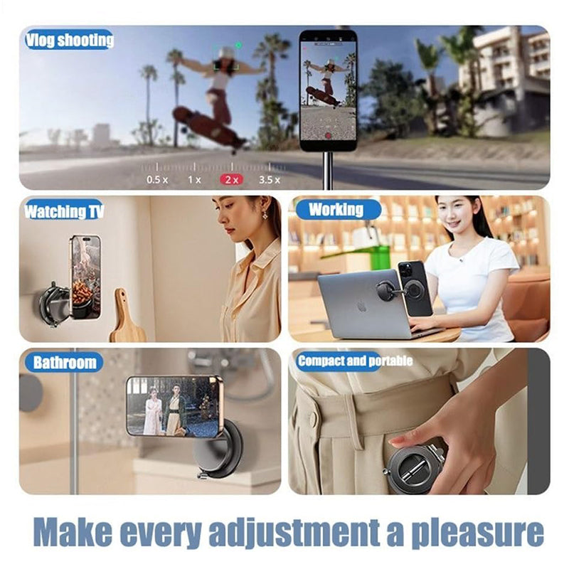 360° Adjustable Foldable Magnetic Car Phone Holder