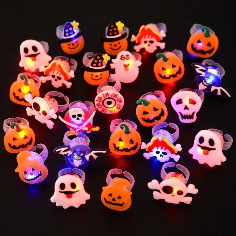 Luminous Halloween Rings(50 Rings)