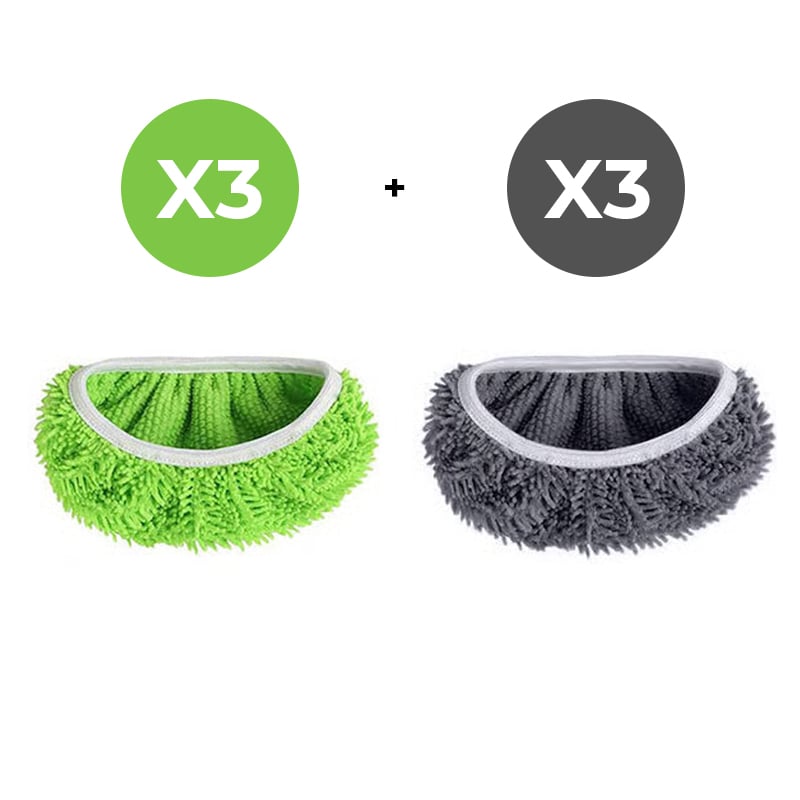 Chenille Mop Refill Pads for Home Use – Replacement Mop Heads for Floor Cleaning