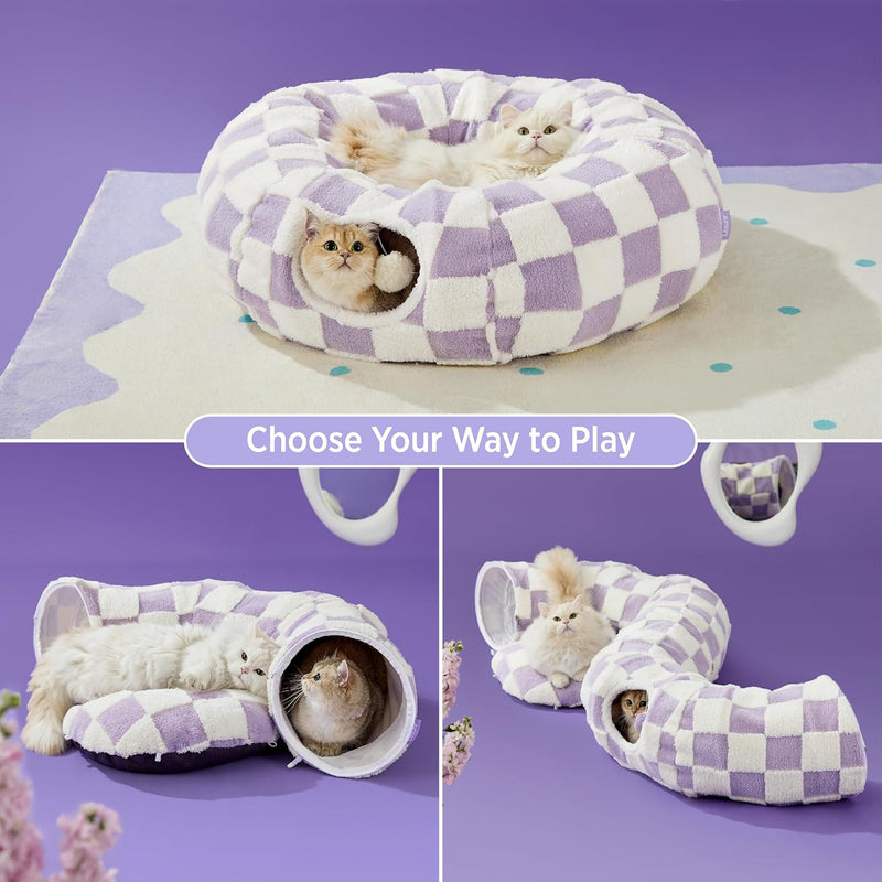 Cat Play Tunnel Bed