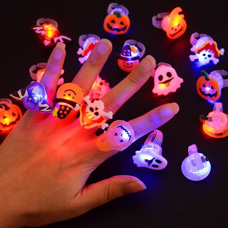 Luminous Halloween Rings(50 Rings)
