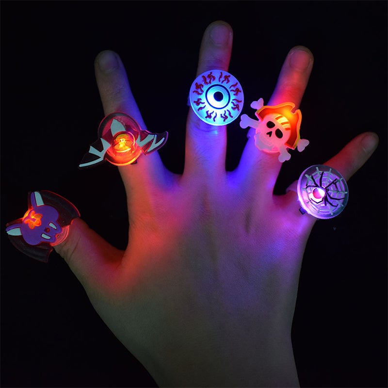 Luminous Halloween Rings(50 Rings)