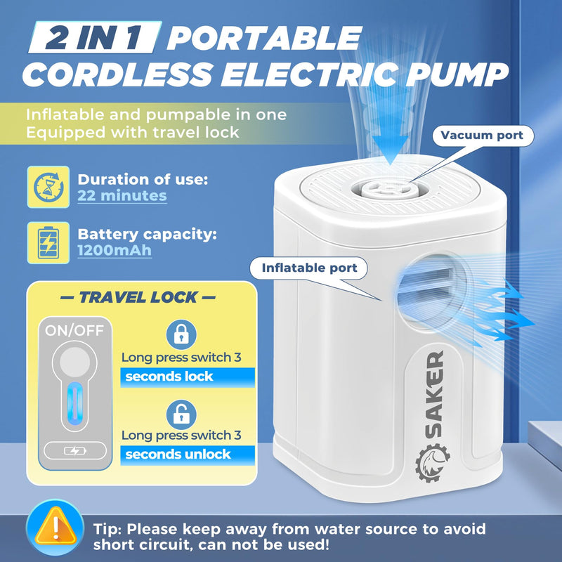 Electric Vacuum Storage bags Set