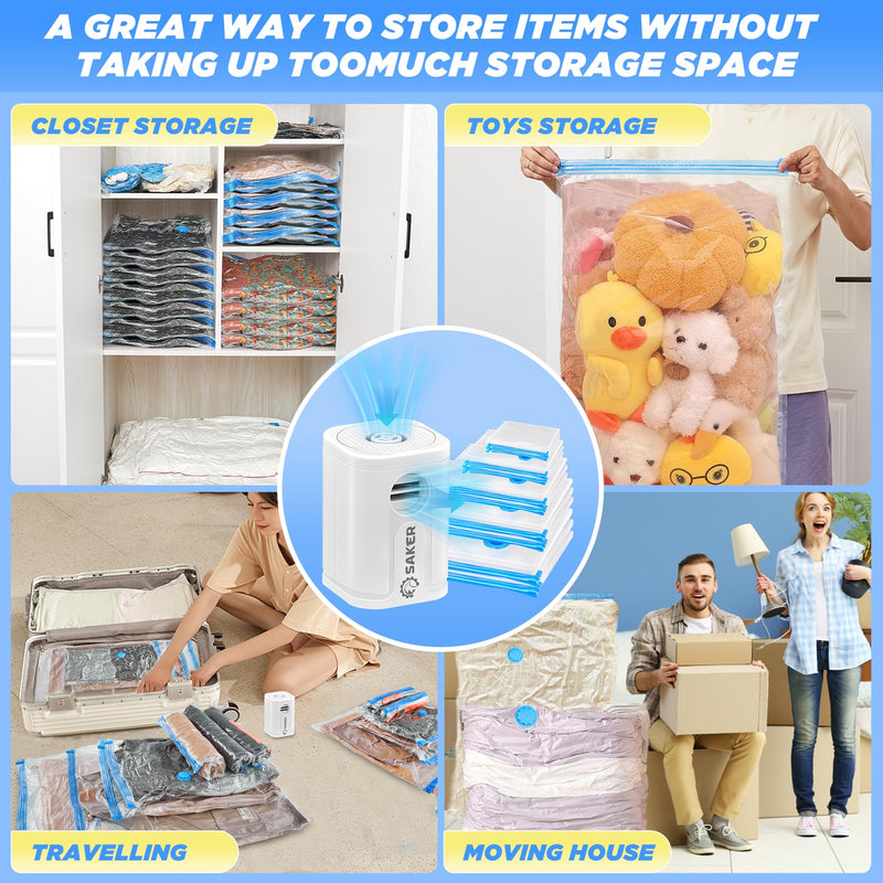 Electric Vacuum Storage bags Set
