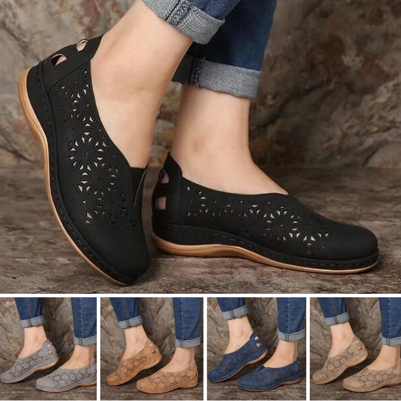 Women Hollow Out Comfy Casual Flats