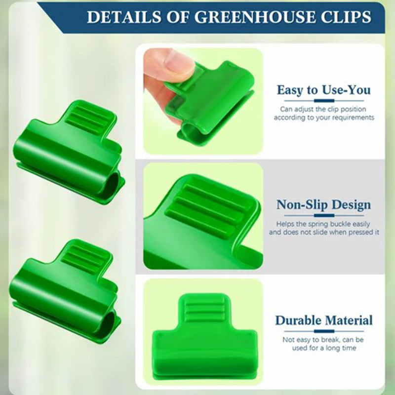 Heavy Duty Mini Greenhouse Clamps（12PCS）
